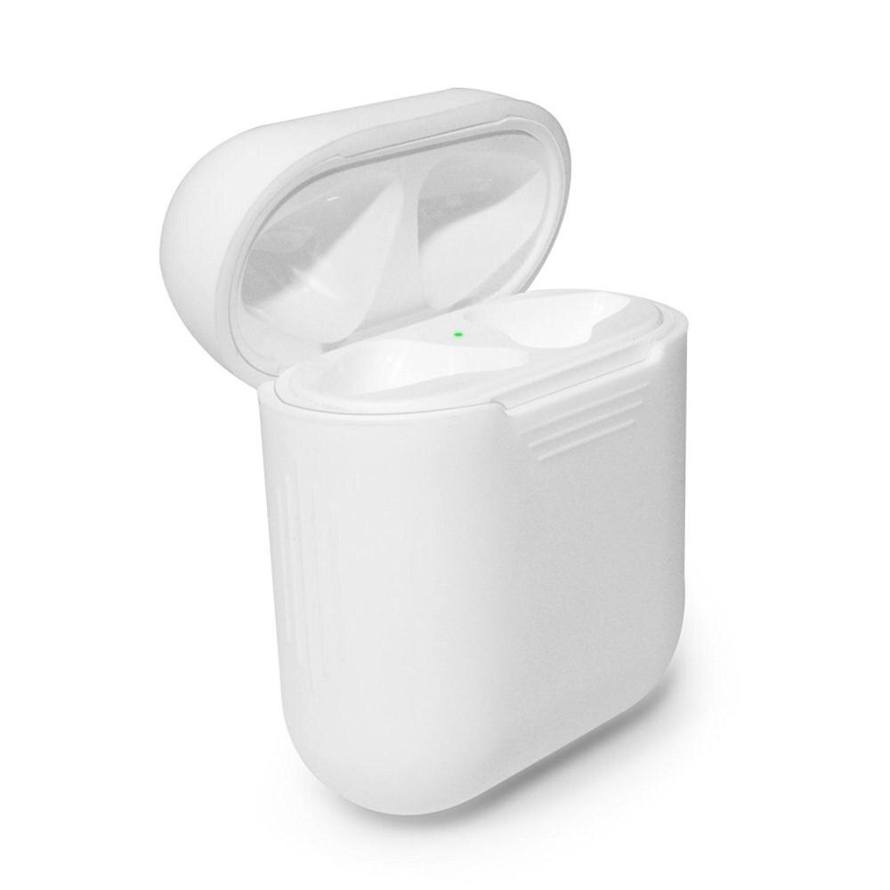 Cover in silicone AirPods Bianco