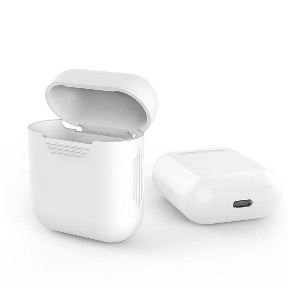 Cover in silicone AirPods Bianco