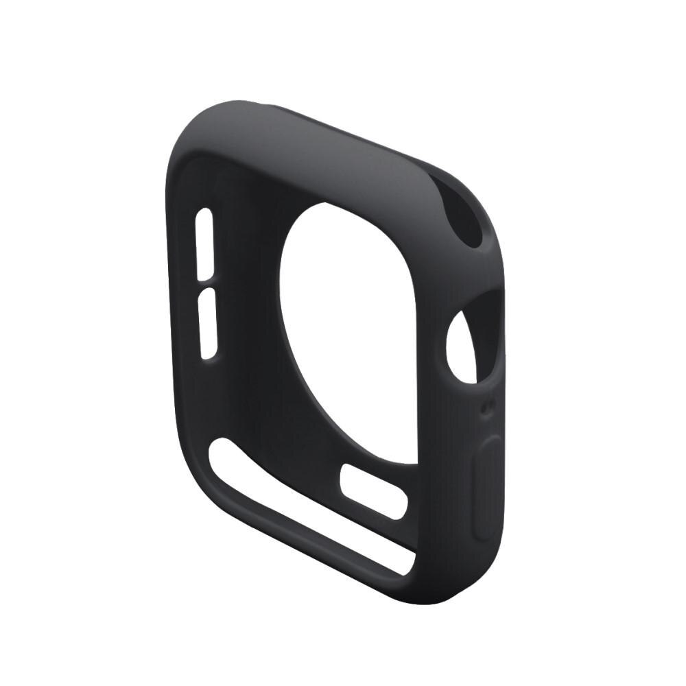 Cover in silicone Apple Watch SE 44mm nero