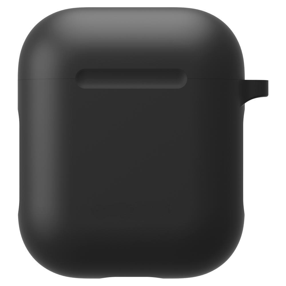 Cover in silicone con moschettone AirPods Nero