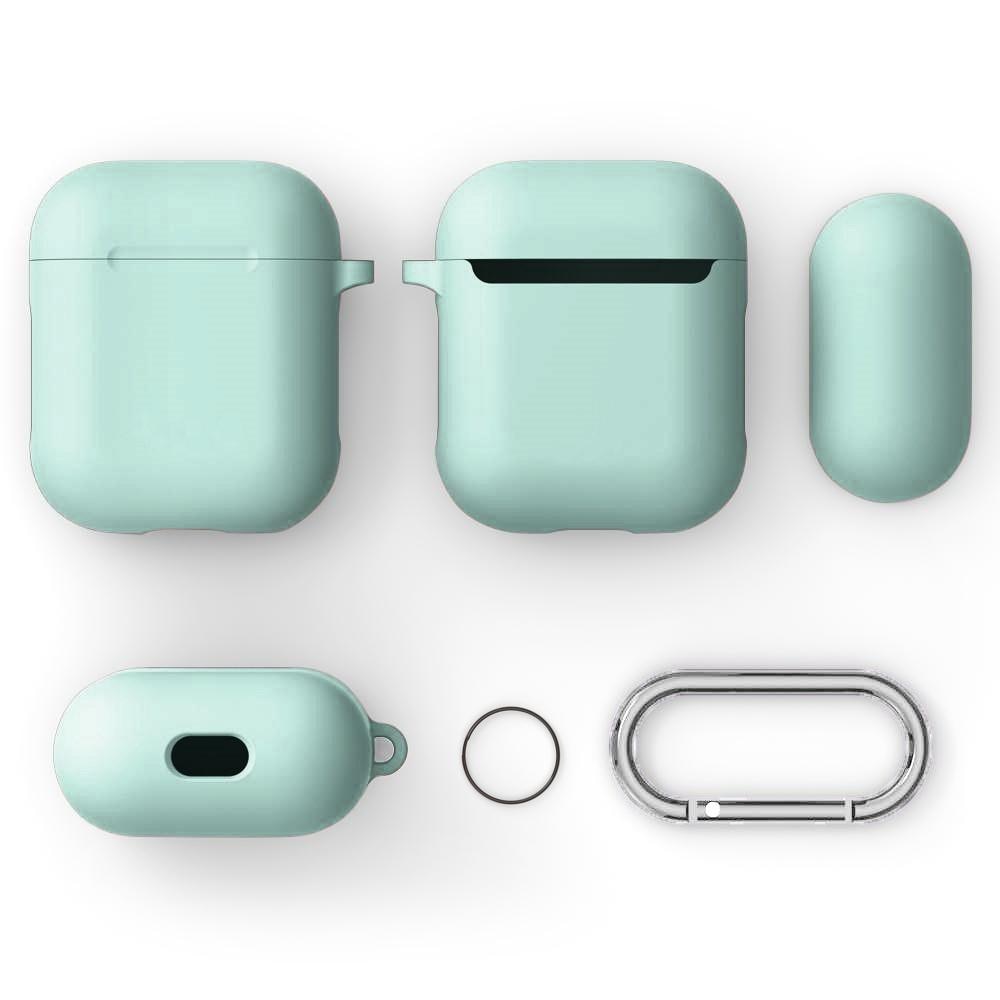 Cover in silicone con moschettone AirPods Blu