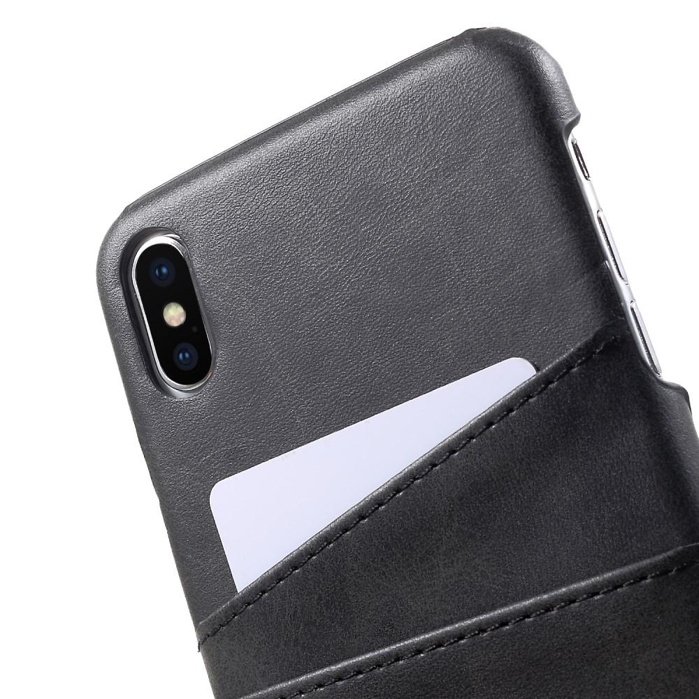 Cover Card Slots Apple iPhone Xs Max Nero
