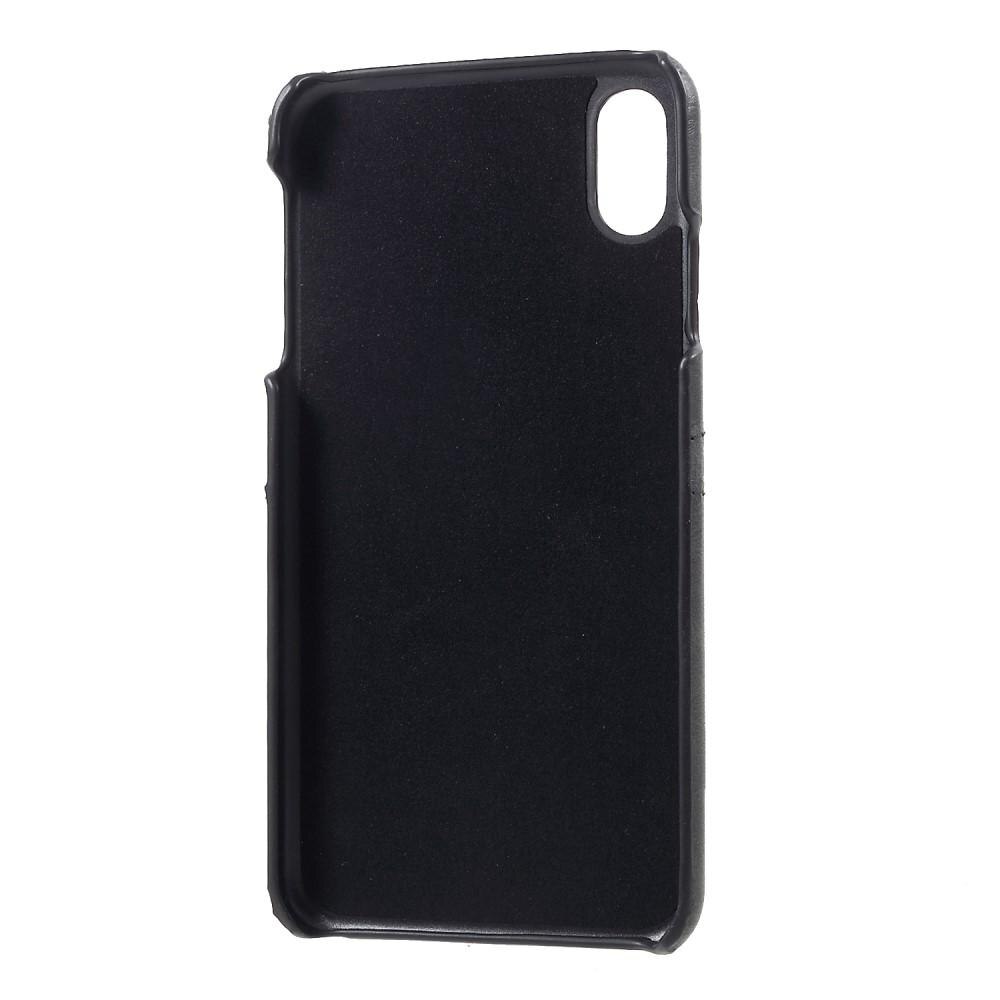 Cover Card Slots Apple iPhone Xs Max Nero