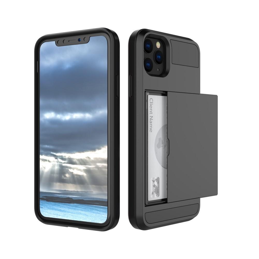 Cover portacarte iPhone 11 Pro Max Nero