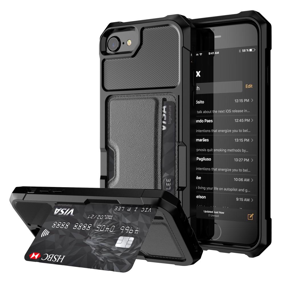 Cover Tough Card Case iPhone 6/6S Nero