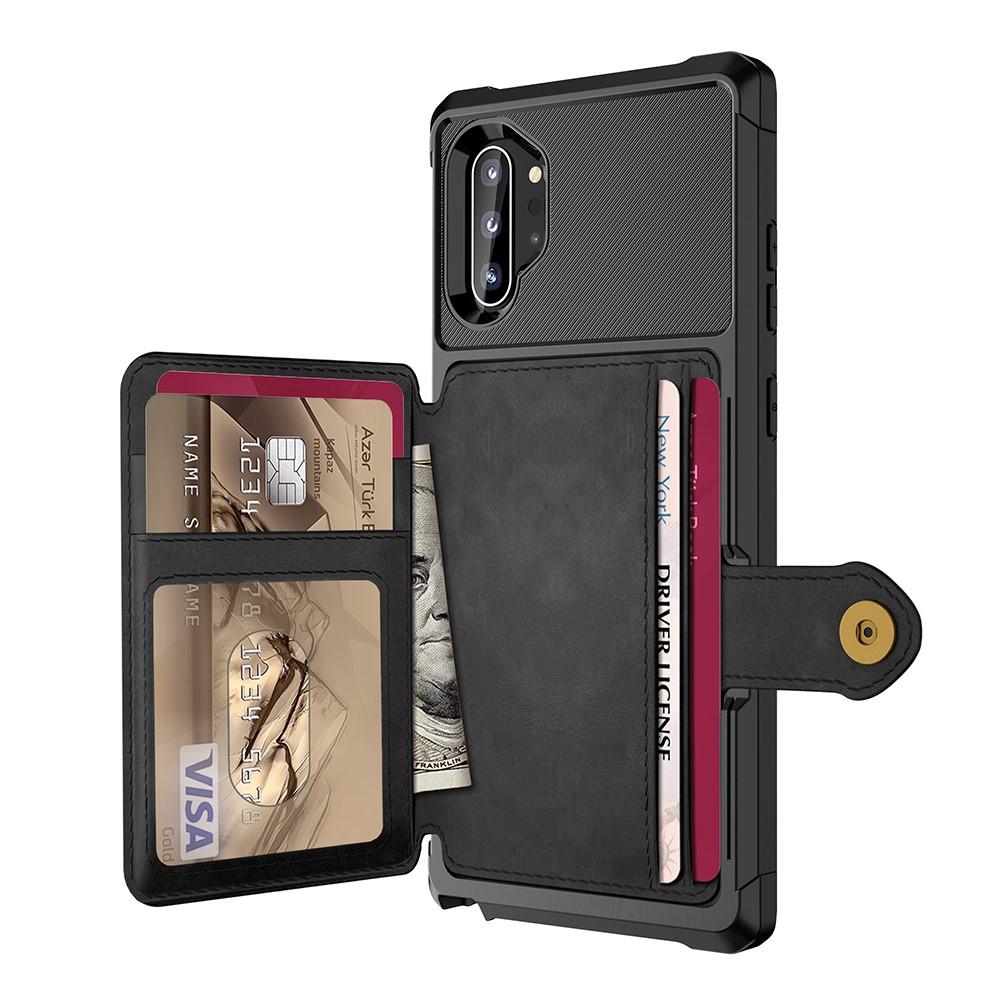 Cover con portacarte Tough Multi-slot Samsung Galaxy Note 10 Plus Nero