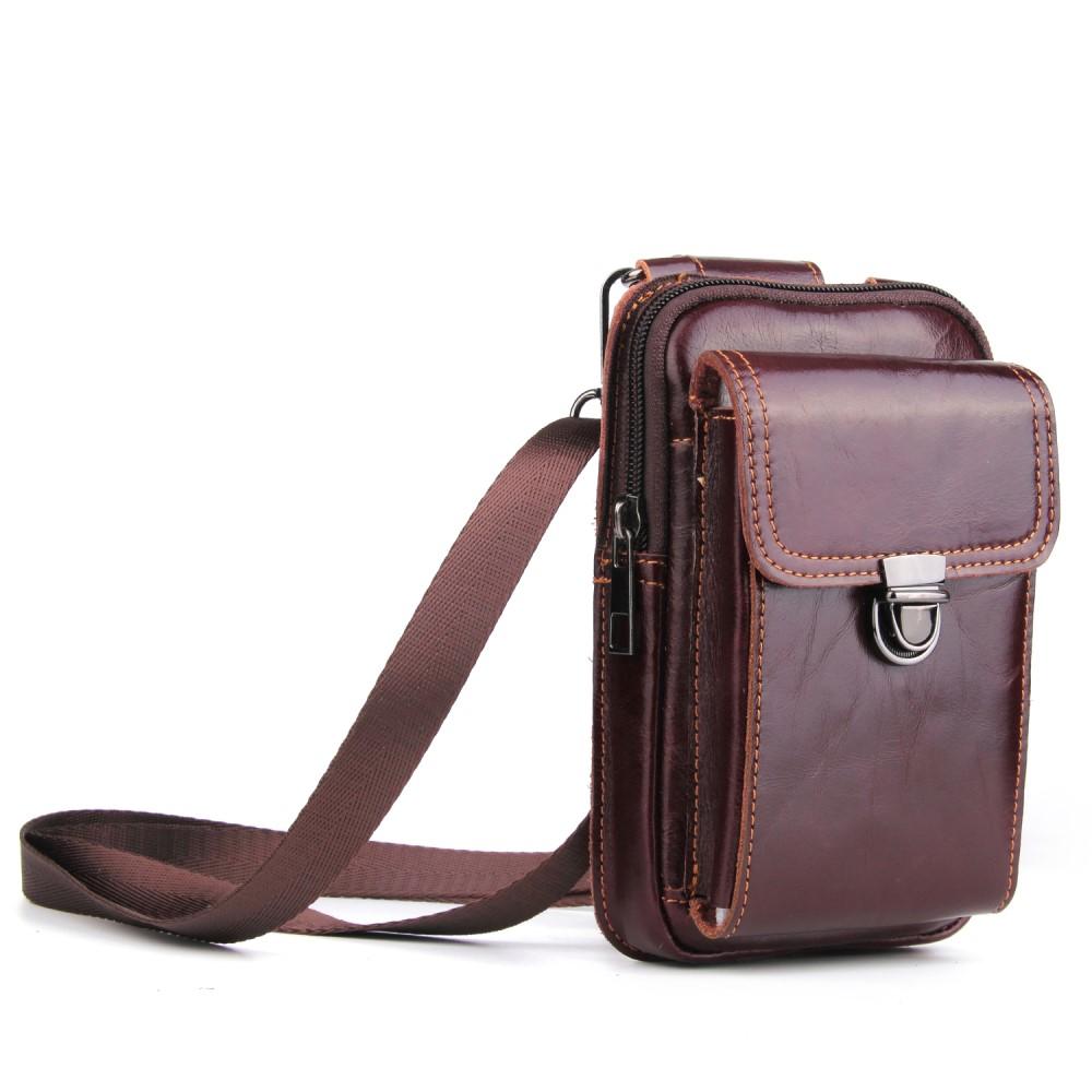 Borsa per cellulare Vintage Marrone