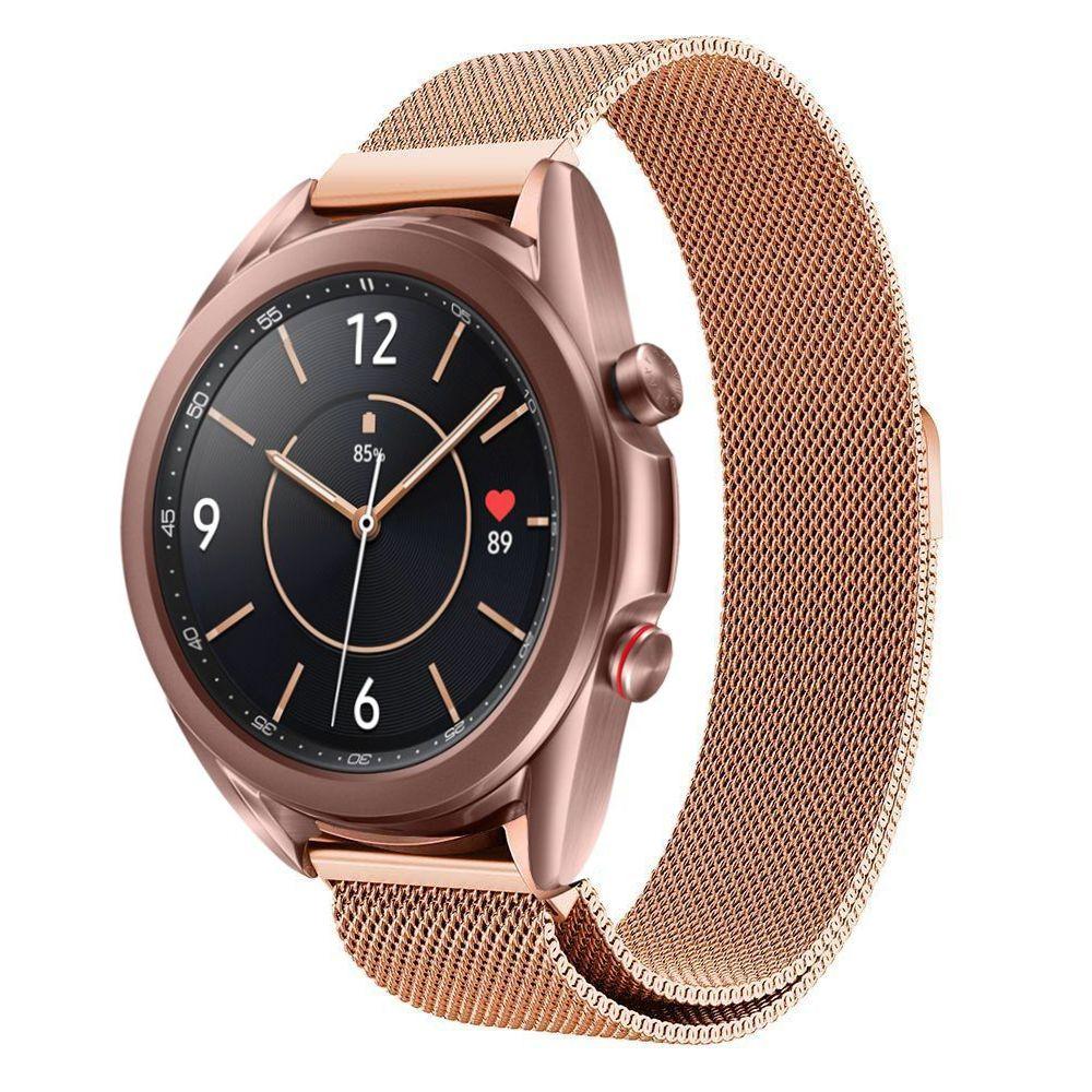 Cinturino in maglia milanese per Samsung Galaxy Watch 3 41mm, oro rosa