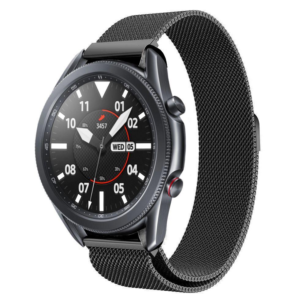 Cinturino in maglia milanese per Samsung Galaxy Watch 3 41mm, nero