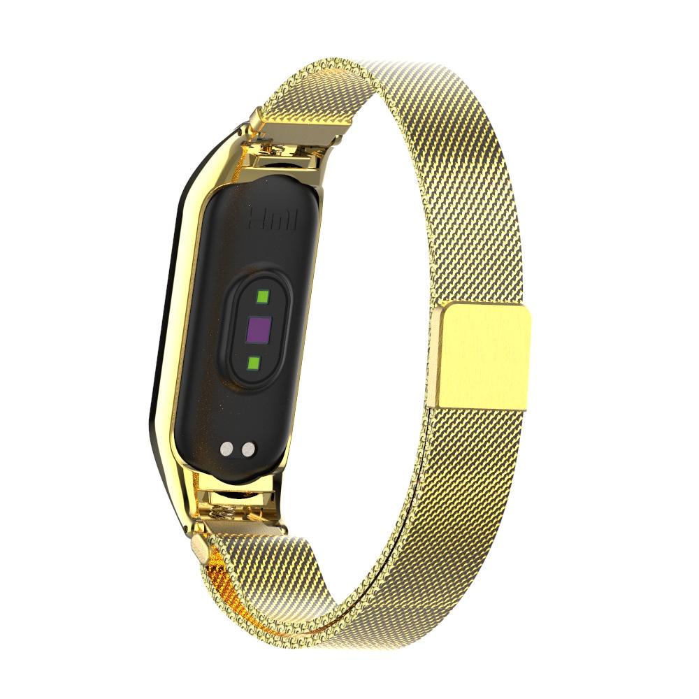 Cinturino in maglia milanese per Xiaomi Mi Band 5/6, oro