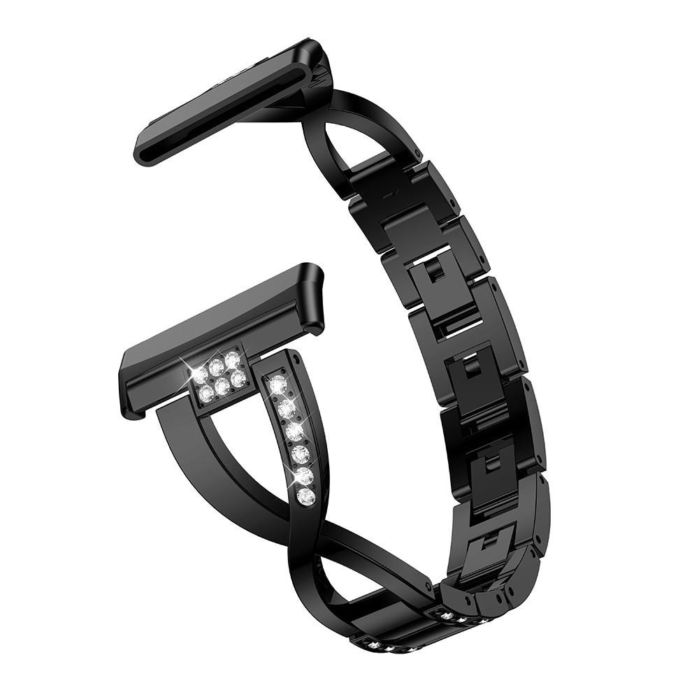 Cinturino Cristallo Fitbit Versa 4 Black
