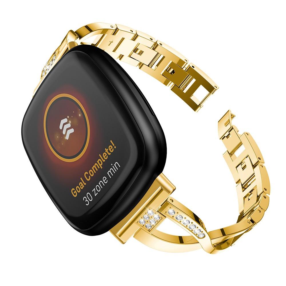 Cinturino Cristallo Fitbit Versa 3/Sense Gold