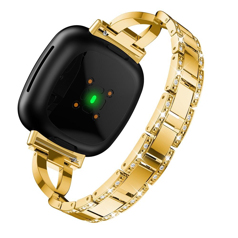 Cinturino Cristallo Fitbit Versa 3/Sense Gold