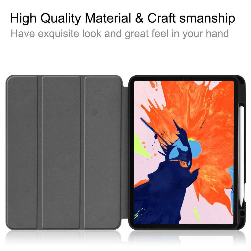 Cover Tri-Fold con portapenne iPad Pro 12.9 4th Gen (2020) nero
