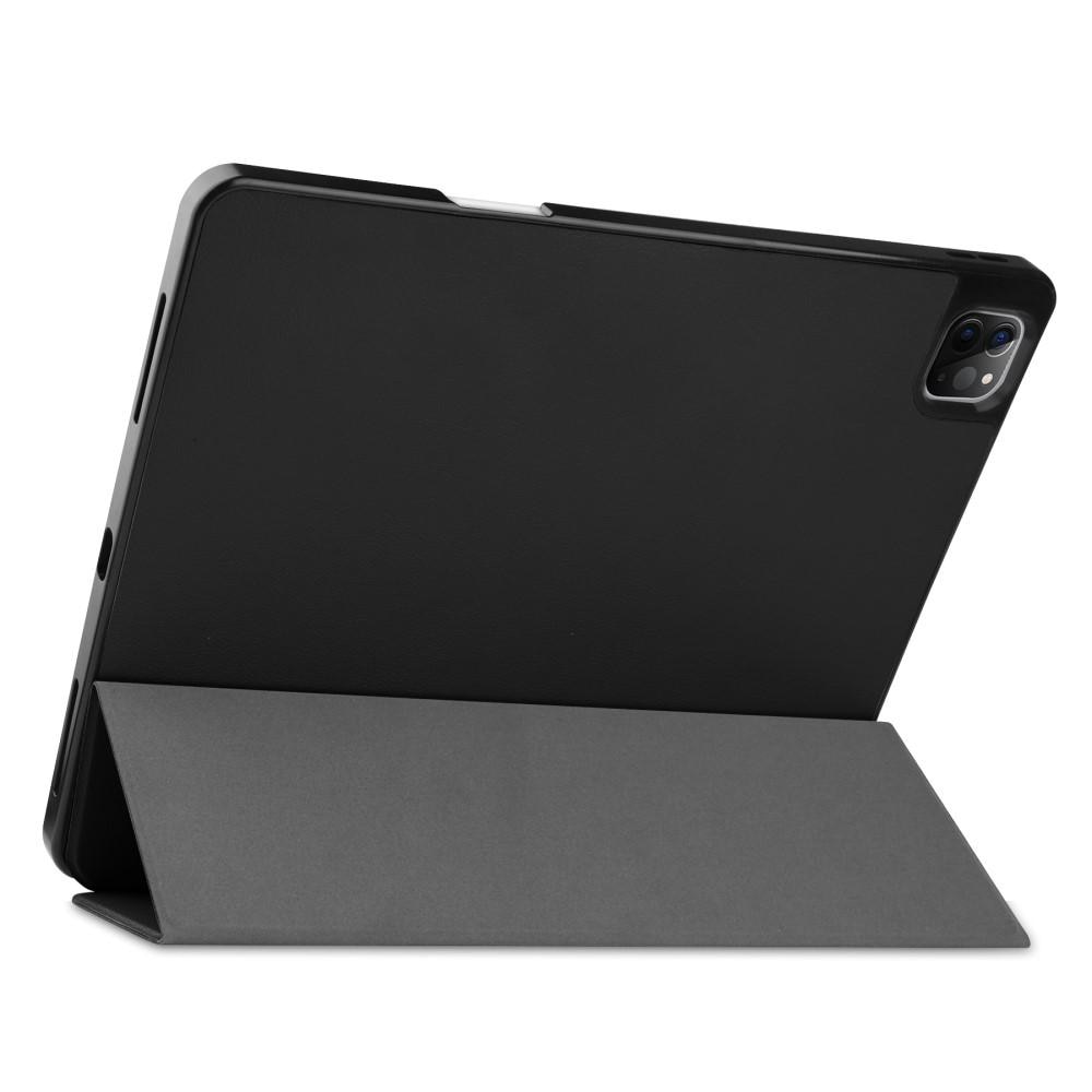 Cover Tri-Fold con portapenne iPad Pro 12.9 5th Gen (2021) nero