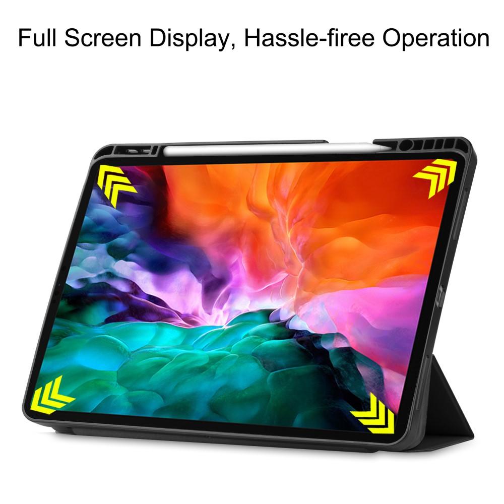 Cover Tri-Fold con portapenne iPad Pro 12.9 6th Gen (2022) nero