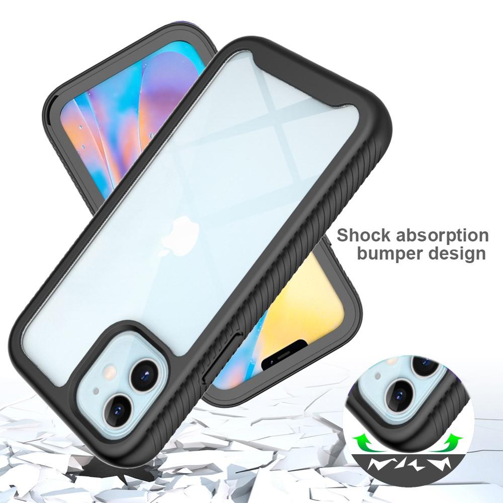 Cover protezione totale iPhone 12 Mini Nero