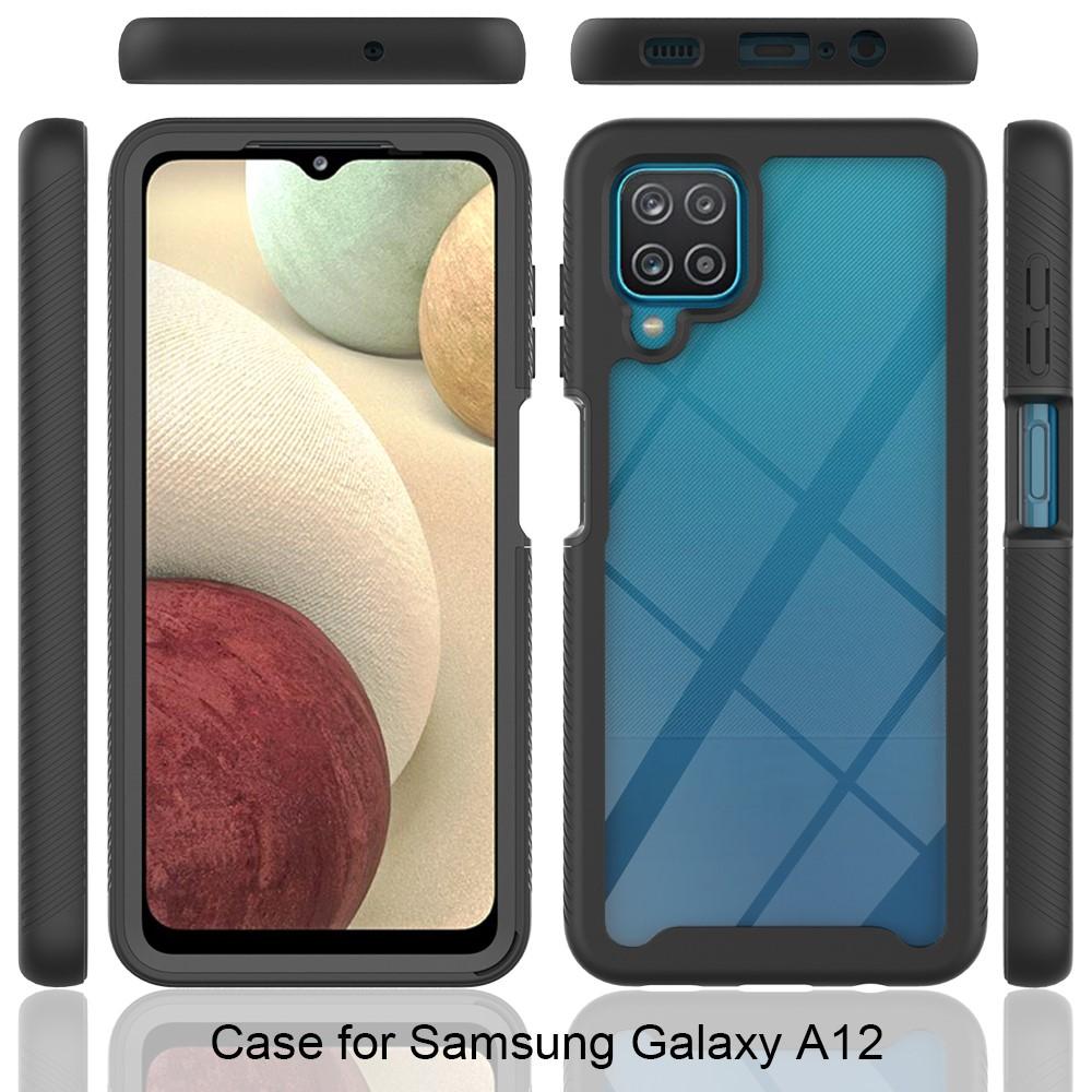 Cover protezione totale Samsung Galaxy A12 5G Nero