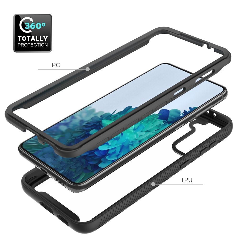 Cover protezione totale Samsung Galaxy S21 Plus Nero