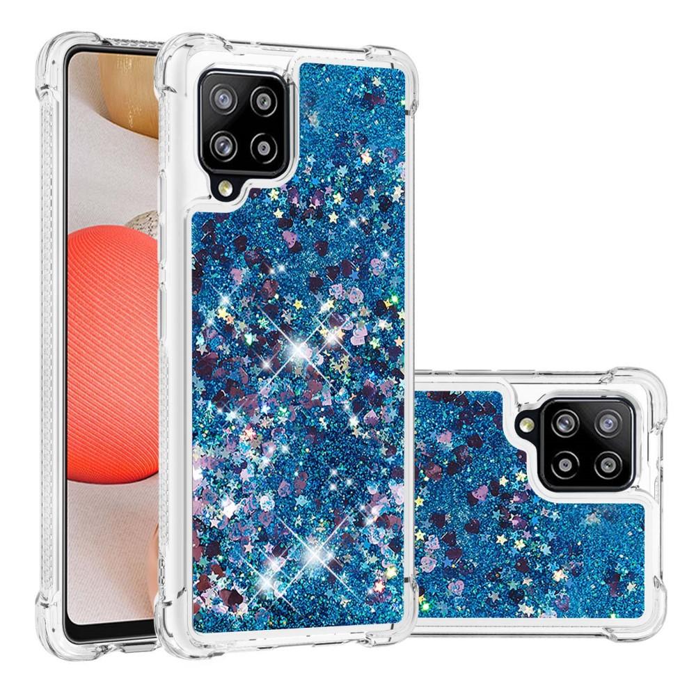 Cover Glitter Powder TPU Samsung Galaxy A42 Blu