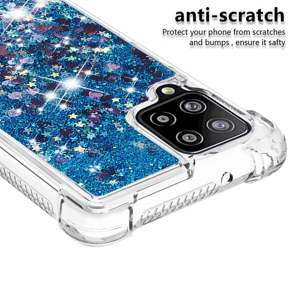 Cover Glitter Powder TPU Samsung Galaxy A42 Blu