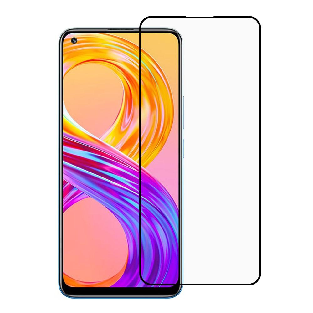 Vetro temperato a schermo intero Realme 8/8 Pro Nero