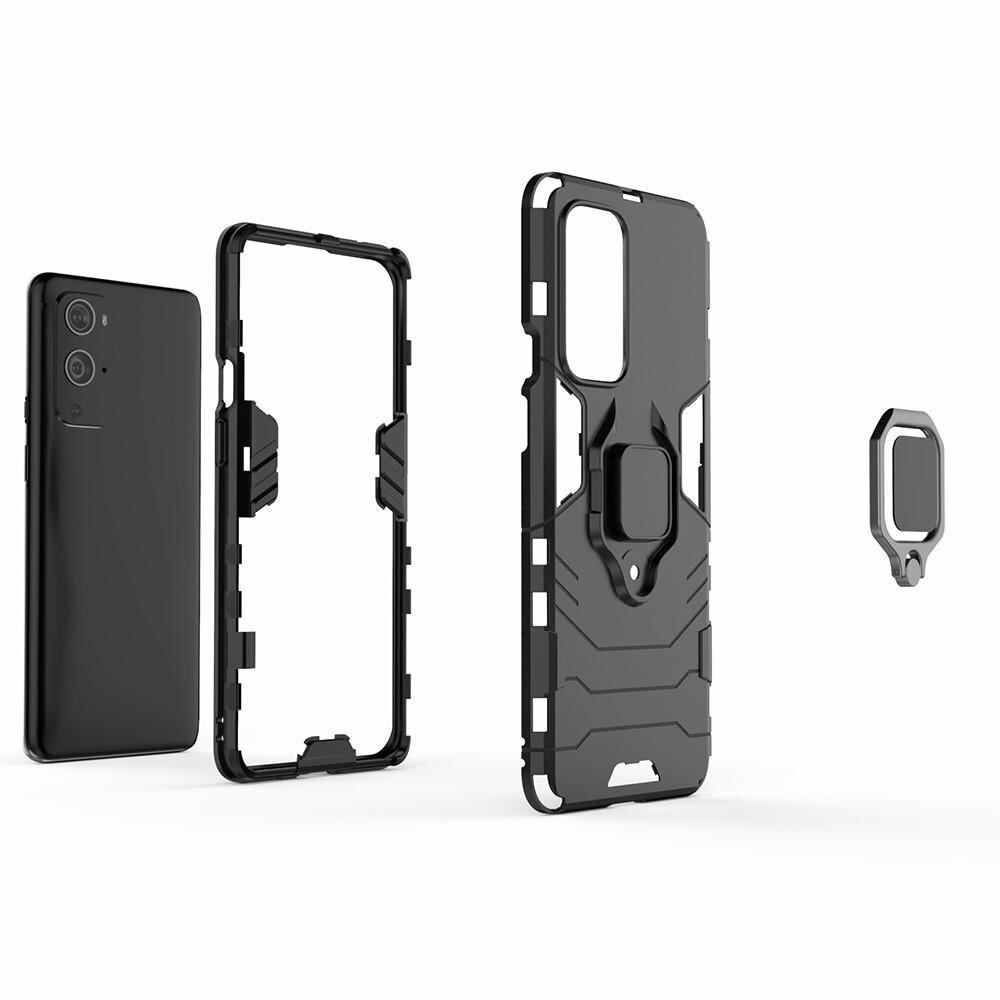 Cover ibride con anello OnePlus 9 Pro Nero