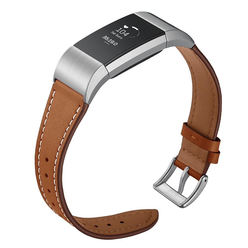 Cinturino in pelle Fitbit Charge 2 Marrone