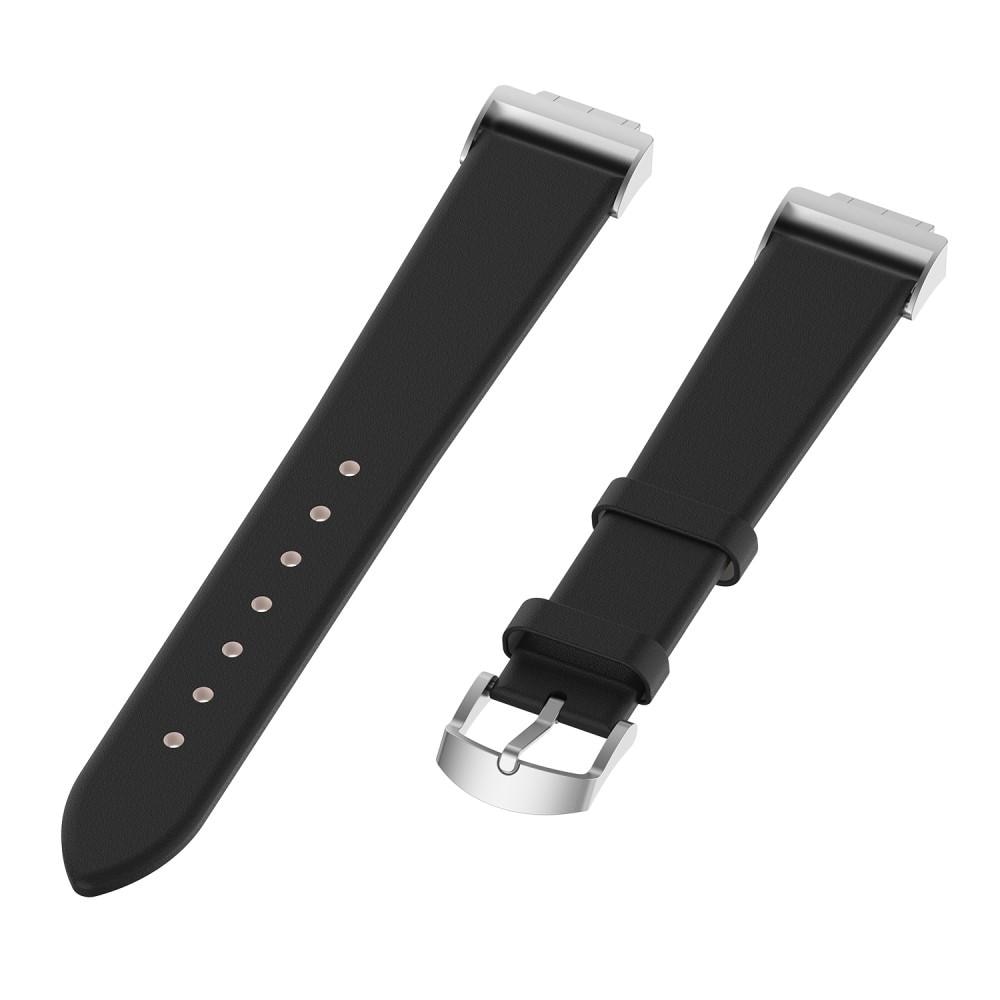 Cinturino in pelle Fitbit Inspire/Inspire HR/Inspire 2 Nero