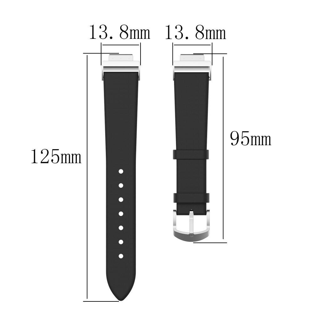 Cinturino in pelle Fitbit Inspire/Inspire HR/Inspire 2 Nero