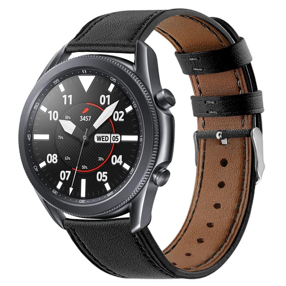 Cinturino in pelle Samsung Galaxy Watch 3 41mm Nero