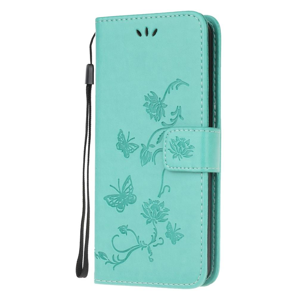 Custodia in pelle a farfalle per Samsung Galaxy S20 FE, Verde