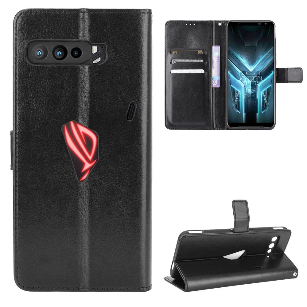 Portafoglio in pelle Asus ROG Phone 3 Nero