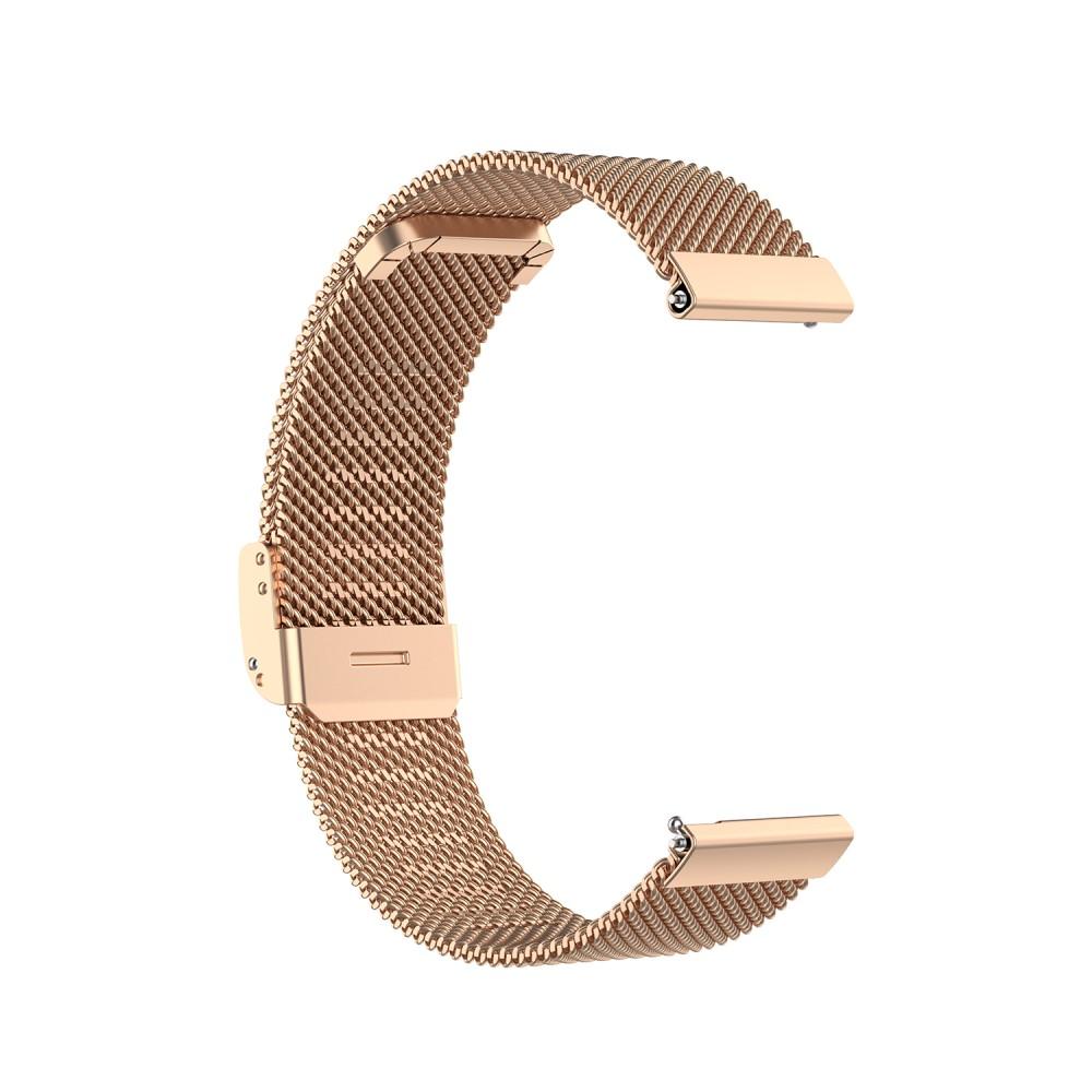 Cinturino in rete Garmin Vivoactive 4s Rose Gold