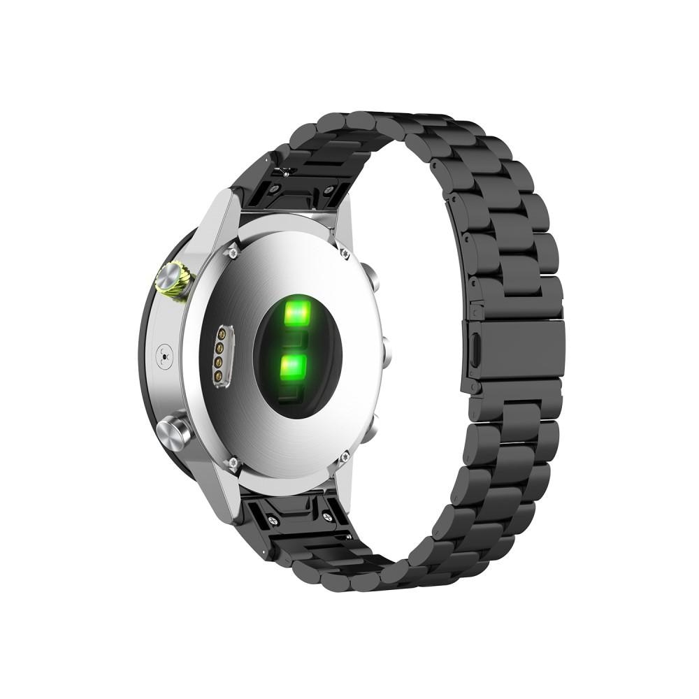 Cinturino in metallo Garmin Fenix 6X nero