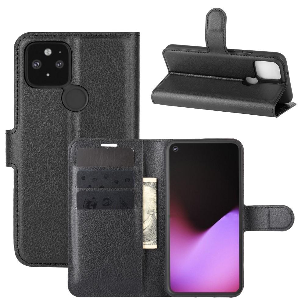 Cover portafoglio Google Pixel 4a 5G Nero