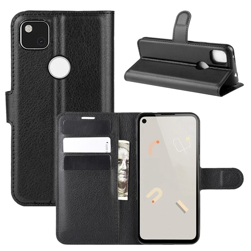 Cover portafoglio Google Pixel 4a Nero