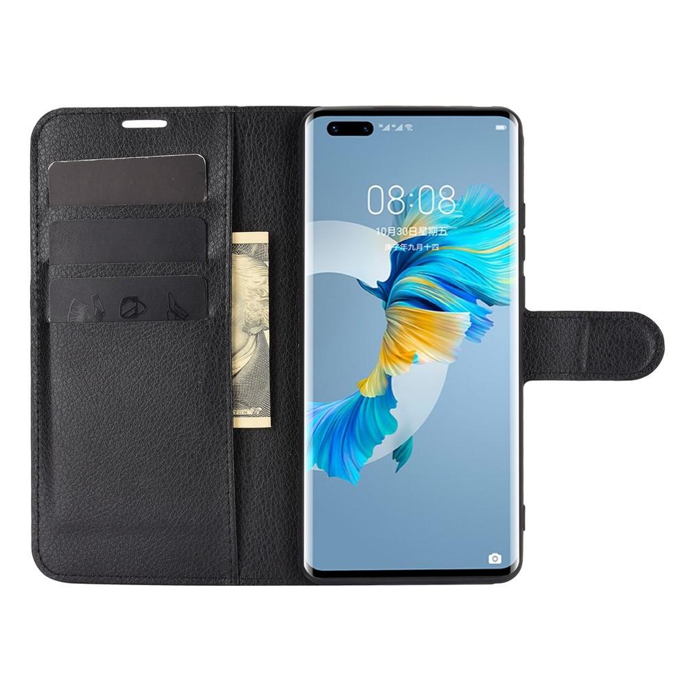 Cover portafoglio Huawei Mate 40 Pro Nero