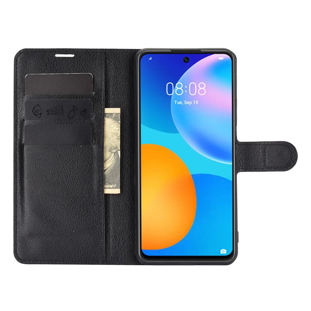 Cover portafoglio Huawei P Smart 2021 Nero