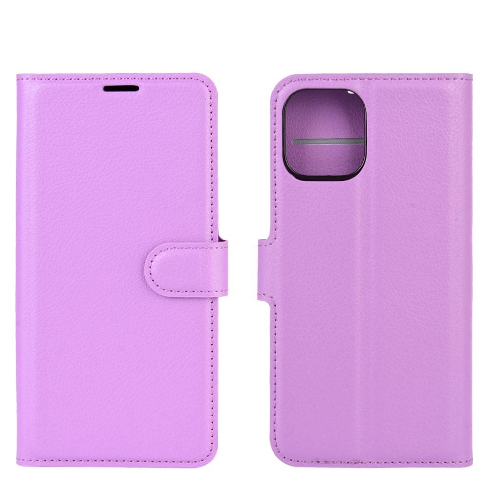 Cover portafoglio iPhone 12/12 Pro Viola