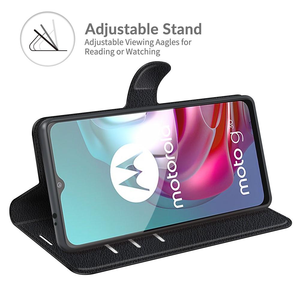 Cover portafoglio Motorola Moto G30/Moto G10/Moto G20 Nero
