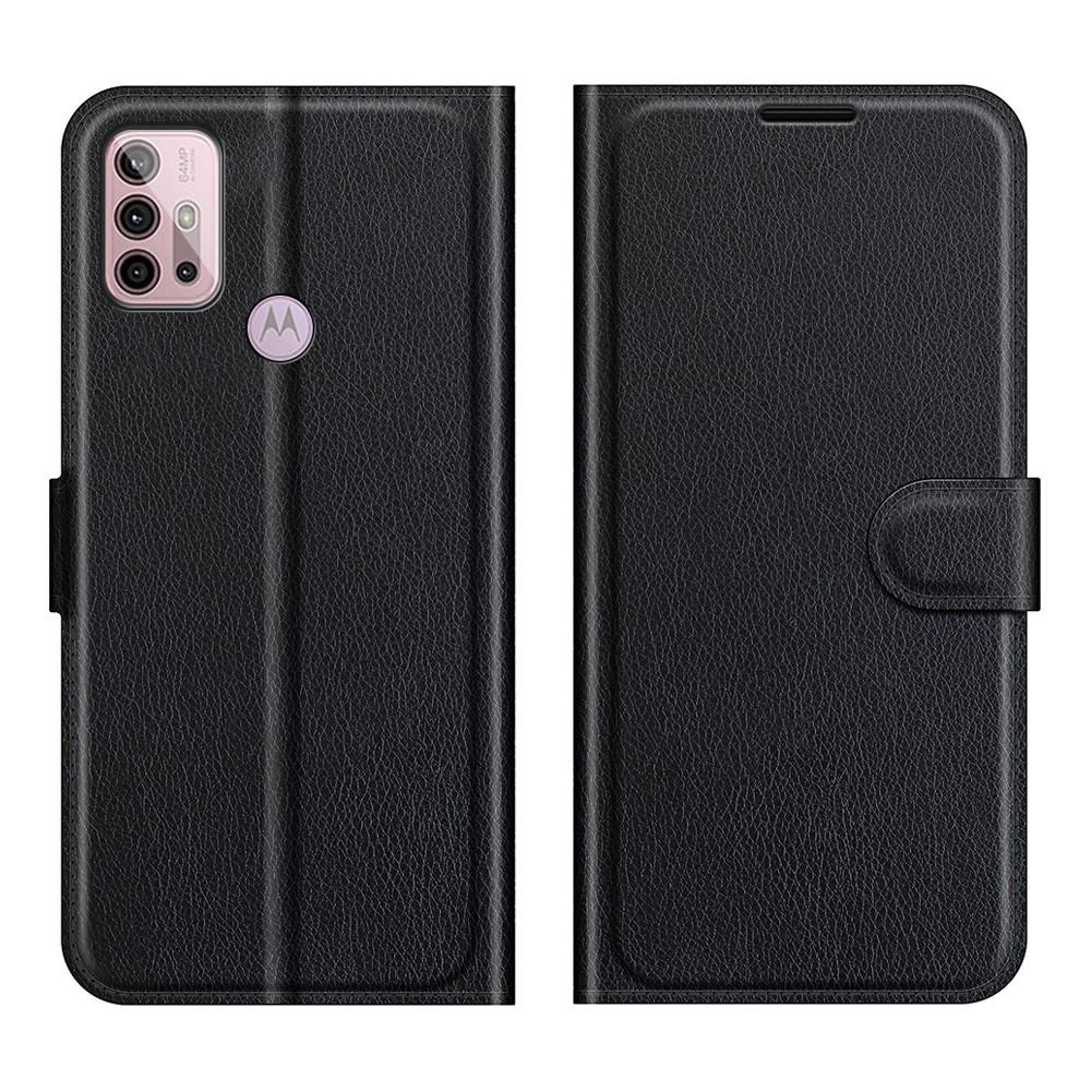 Cover portafoglio Motorola Moto G30/Moto G10/Moto G20 Nero