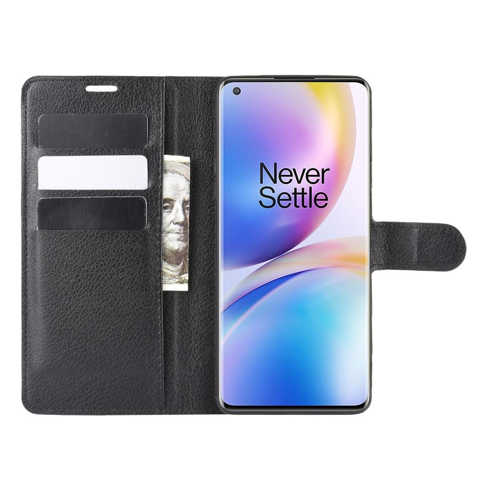Cover portafoglio  OnePlus 8 Pro Nero