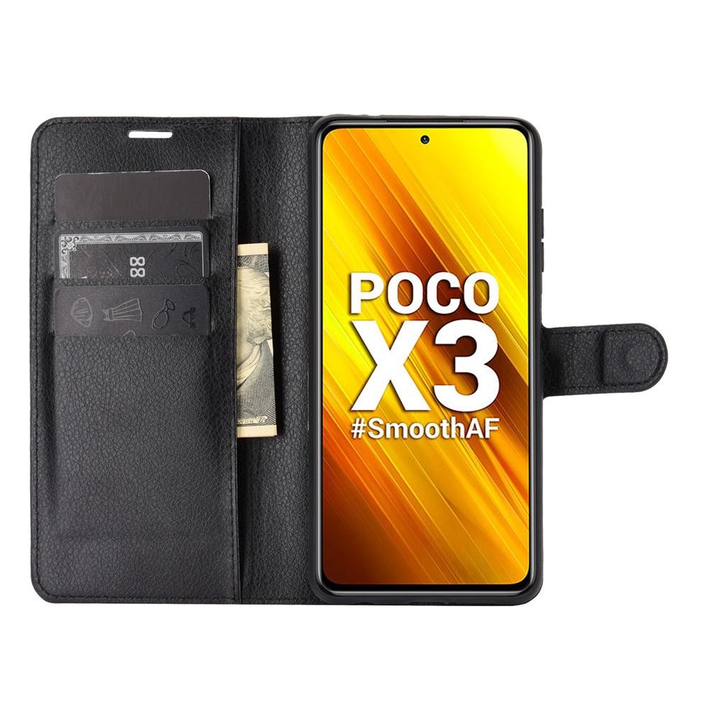Cover portafoglio Xiaomi Poco X3 NFC Nero