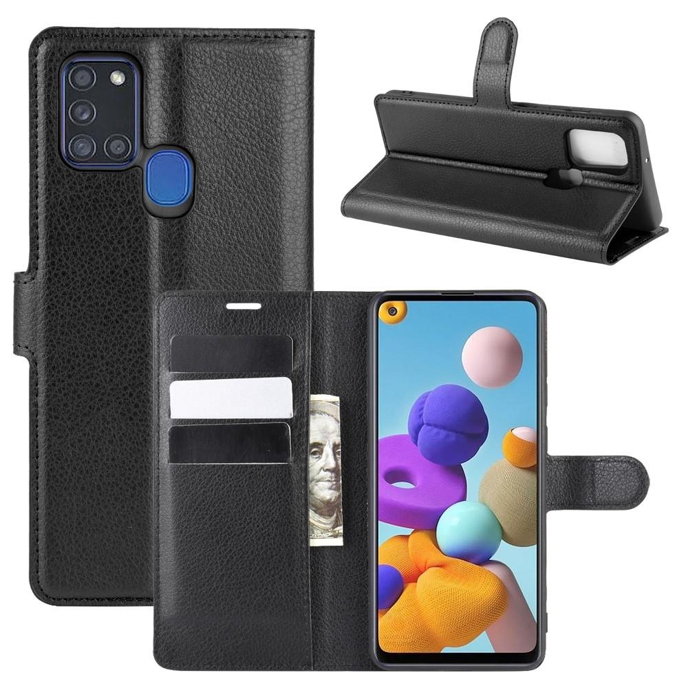 Cover portafoglio Samsung Galaxy A21s Nero