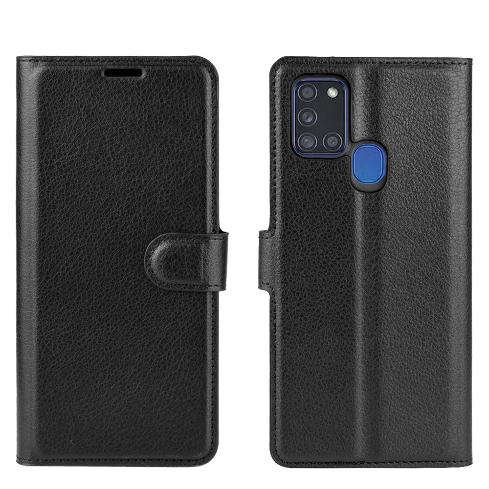 Cover portafoglio Samsung Galaxy A21s Nero