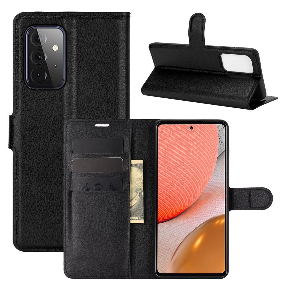 Cover portafoglio Samsung Galaxy A72 5G Nero