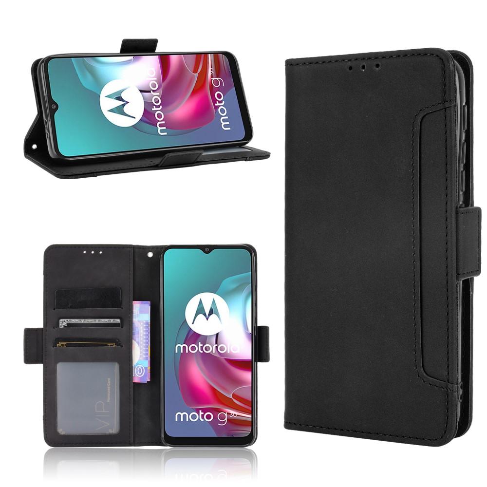 Cover portafoglio Multi Motorola Moto G10/G20/G30 Nero
