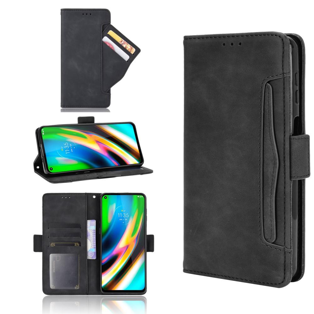 Cover portafoglio Multi Motorola Moto G9 Plus Nero