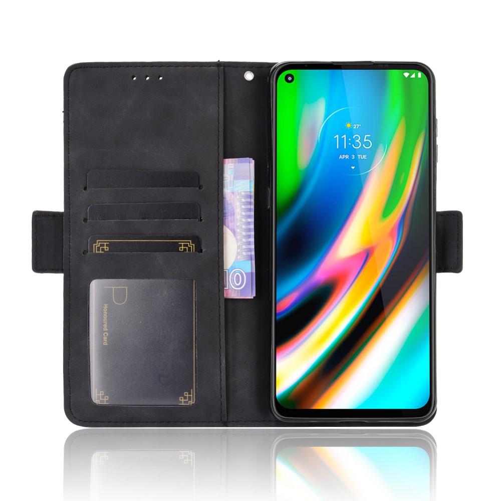 Cover portafoglio Multi Motorola Moto G9 Plus Nero